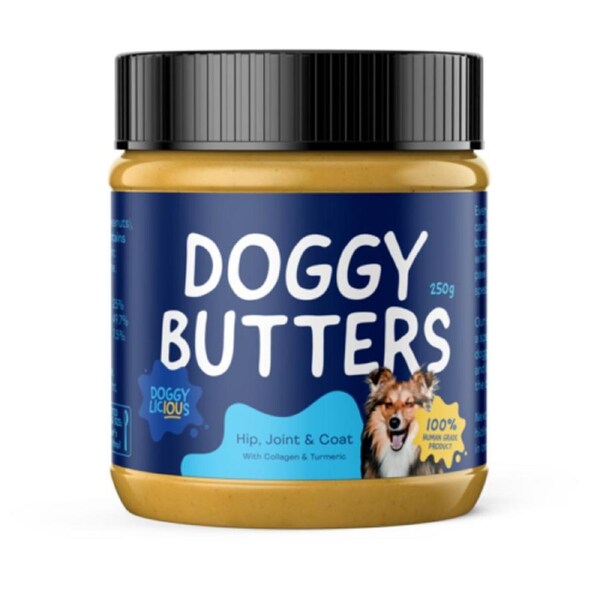 Hip, Joint & Coat Doggy Butters 250 gram Dog & Puppy Paste by Doggylicious