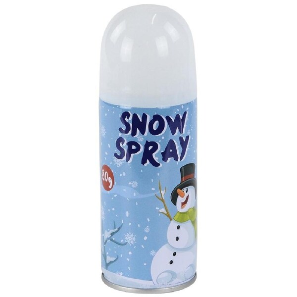 80g Winter Wonderland White Artificial Snow Spray Can