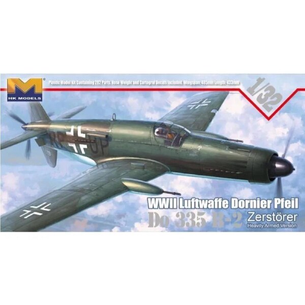 Hong Kong Models 1/32 Do335B-2 Heavy Fighter Plastic Model Kit