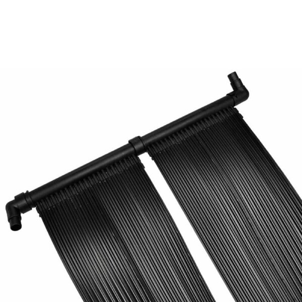 Swimming Pool Heater Panel Solar Powered Water Heating System Accessory Black