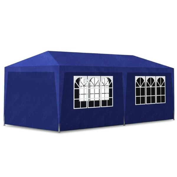 Party Tent Canopy 3x6m Outdoor Gazebo With Side Panels Garden Marquee Shelter