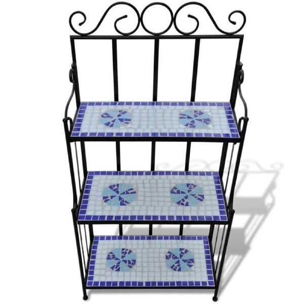 Outdoor Indoor Metal Pot Plant Stand 3 Tier Garden Display Shelf Planter Rack