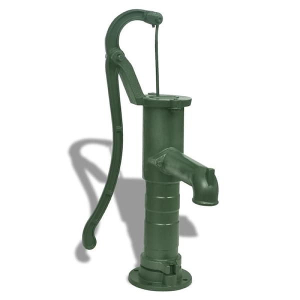 Cast Iron Manual Hand Pump Draw Under Ground Water Irrigation Garden Feature