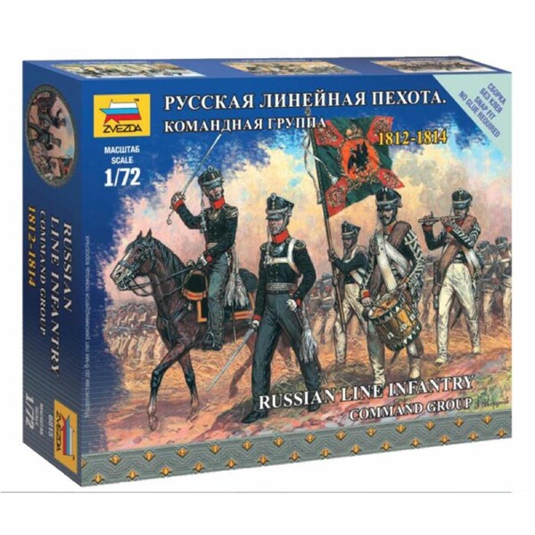 Zvezda 1/72 Russian Inf.Comm.Group Plastic Model Kit 6815