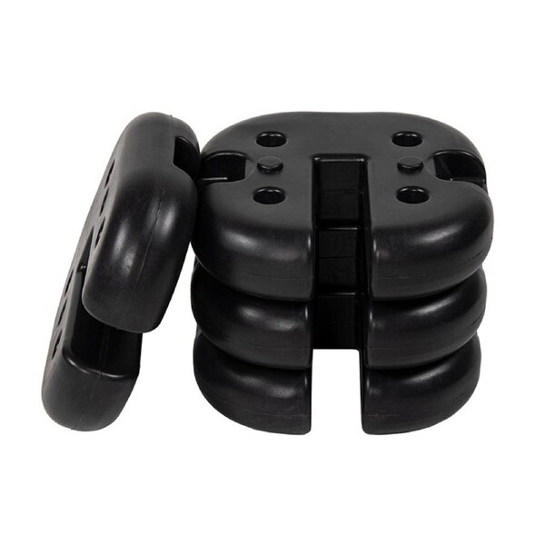 4pcs Outdoor Canopy Tent Leg Weights Anchor Stand Heavy Duty Gazebo Discs Base