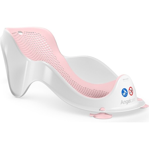 Angelcare 0-6m Baby/Infant/Newborn Bath/Shower Safety Support/Cradle/Seat Pink