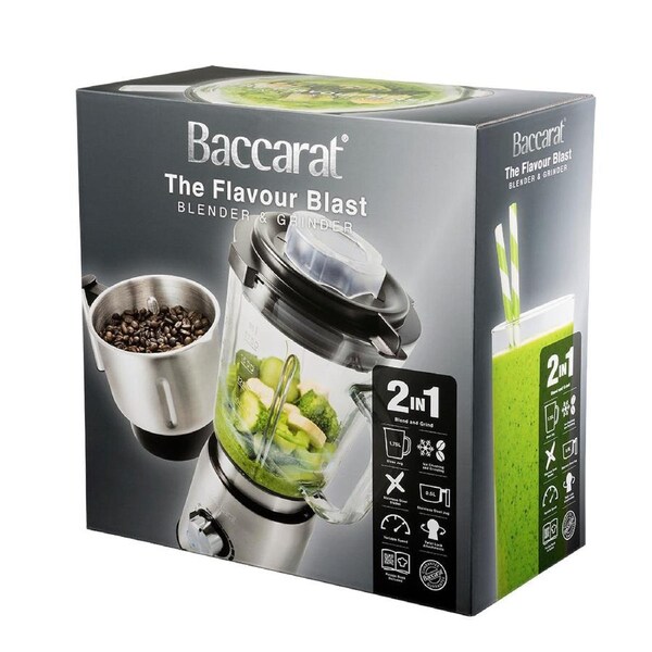 Baccarat The Flavour Blast Blender & Grinder 18.5X21.0X44.5cm