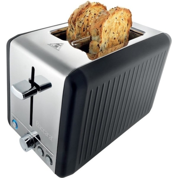 Baccarat The Toasty Slice 2 Slice Toaster 29.0X16.3X19.0cm Black