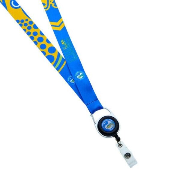 NRL Lanyard with Retractable ID Clip - Parramatta Eels