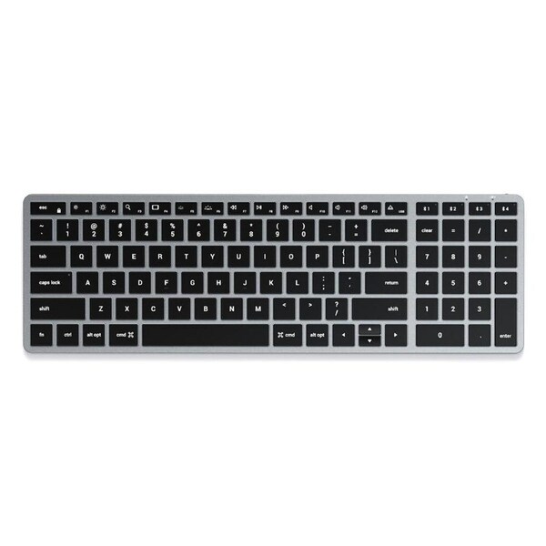Satechi 36.3cm Slim X2 Wireless Bluetooth Backlit Keyboard f/ iMac/iPad