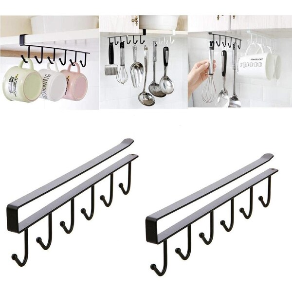 Mug Holder,Coffee Cup Holder,Wall Mounted Home Storage Hooks ( 2 Pcs )