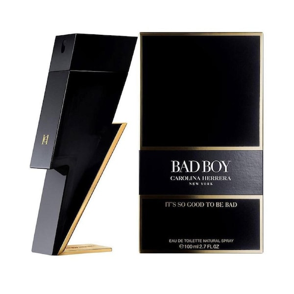 Carolina Herrera Bad Boy 100ml Eau De Toilette Mens EDT Natural Spray/Fragrance
