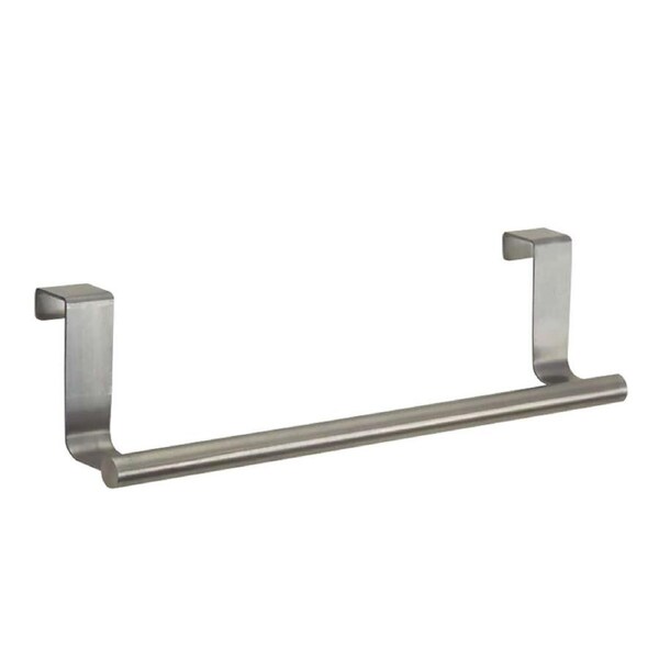 iDesign 23cm Over Cabinet Towel Bar/Rack Bathroom Organisation Stainless Steel