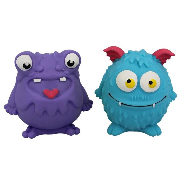 2x Fumfings Novelty Squeezy Monsters 8cm Collectibles Squeeze Toy 3y+ Kids Asst