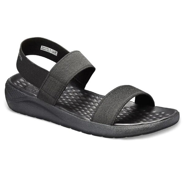 Crocs Womens LiteRide Sandal Summer Sandals - Black/Black Women's US 5