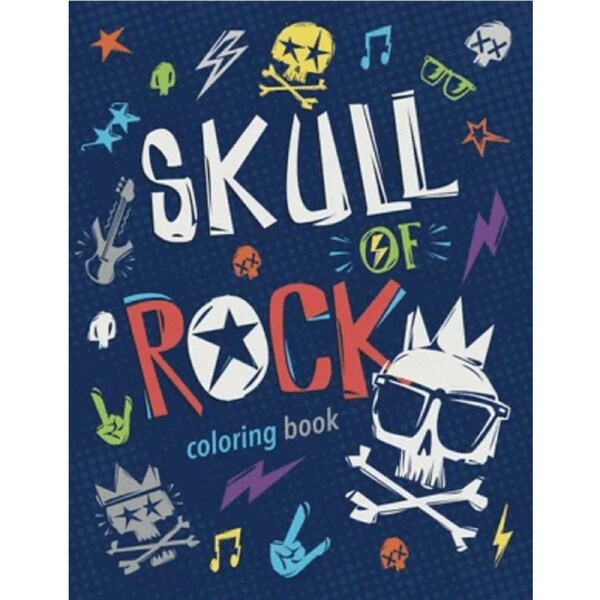 Skull of Rock Colouring Book