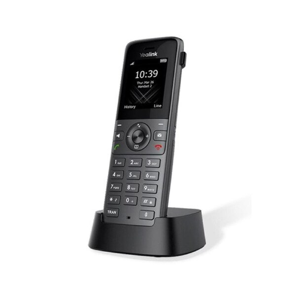 YEALINK W73H High-performance IP DECT Handset, HD Audio, Long Standby Time 400 hours, Up to 35 hours talk time, Noise Reduction,
