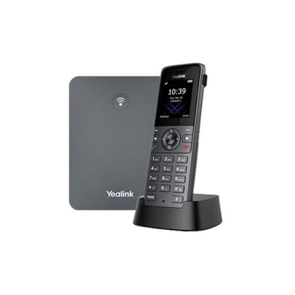 YEALINK W73P High-Performance IP DECT Solution including W73H Handset and W70B Base Station, Up to 20 simultaneous calls, Flexible Noise Reduction