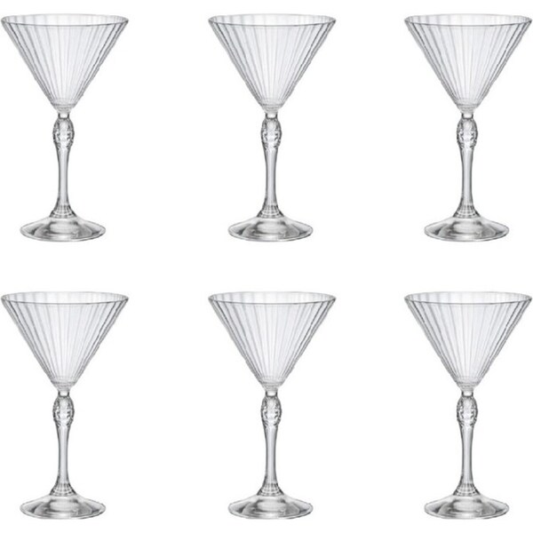 Bormioli Rocco America '20s 245ml Martini Glasses Set 6
