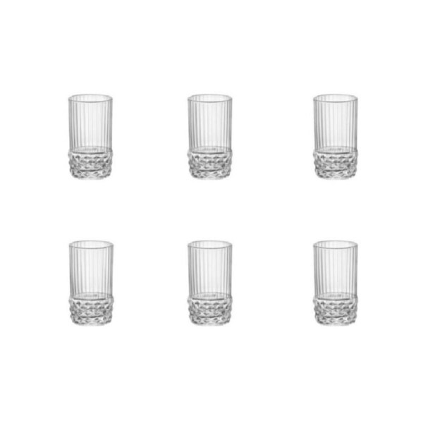 Bormioli Rocco America '20s 80ml Shot Glasses Set 6