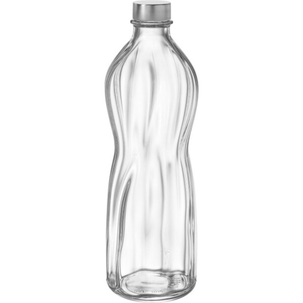 Bormioli Rocco Aqua Glass Water Bottle 1 Litre