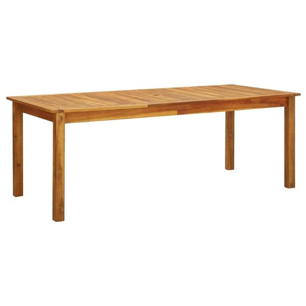 Garden Table 200x90x74 cm Solid Acacia Wood vidaXL