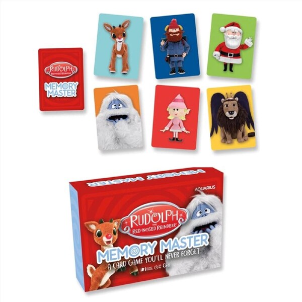 Memory Master Card Game Rudolph The Red Nosed Reindeer Edition