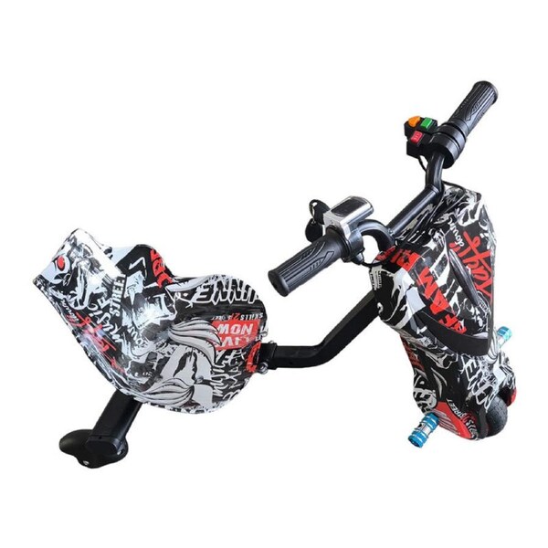 Electric Drift Go Kart for Kids – 3-Wheel Ride On Trike with Bluetooth & 350W Pirate NEW