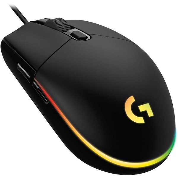 Logitech G203 LIGHTSYNC Gaming Mouse (Black)