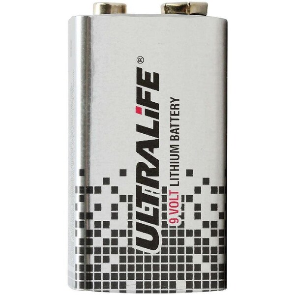 Ultralife U9VLJP 9V Long life Lithium Battery 1200mAh BULK