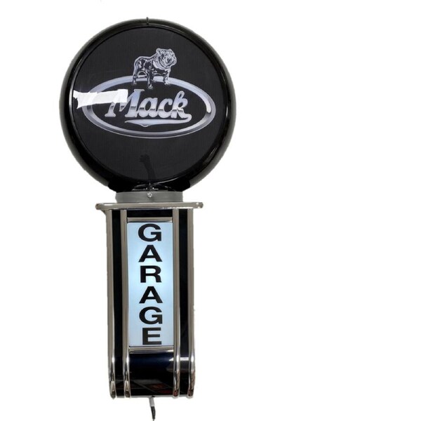 Massive Mack Truck Semi Trailer GARAGE Wall Sign Led Bar Lighting Light Black