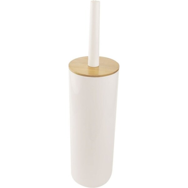 Butlers 37cm Toilet Brush & Holder White/Bamboo Bathroom/Home Cleaning/Hygiene