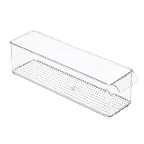 iDesign 37x10x10cm Fridge Food Storage Bin/Container/Holder Kitchen Storage CLR