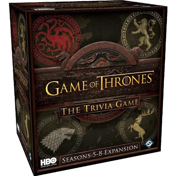 Game of Thrones Trivia Game Seasons 5- 8 Expansion Board Game
