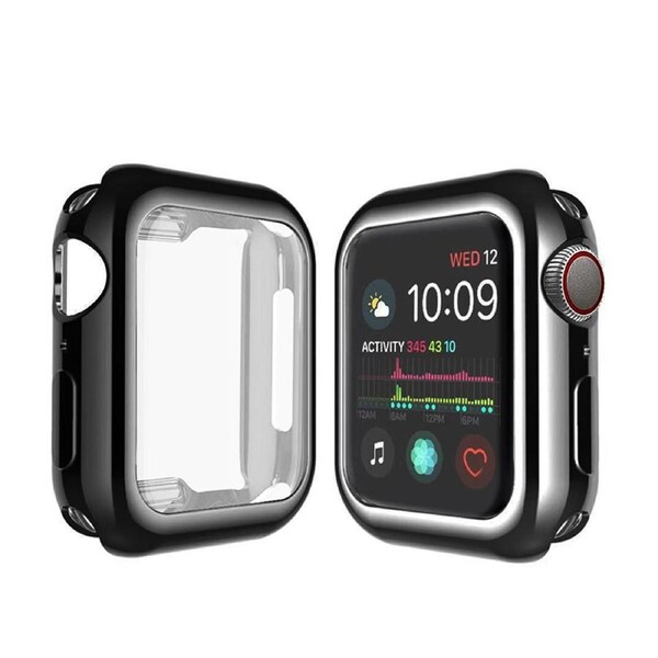 ZUSLAB Apple Watch iWatch Series SE 6 5 4 3 2 1 Case Soft Full Cover 42mm Black
