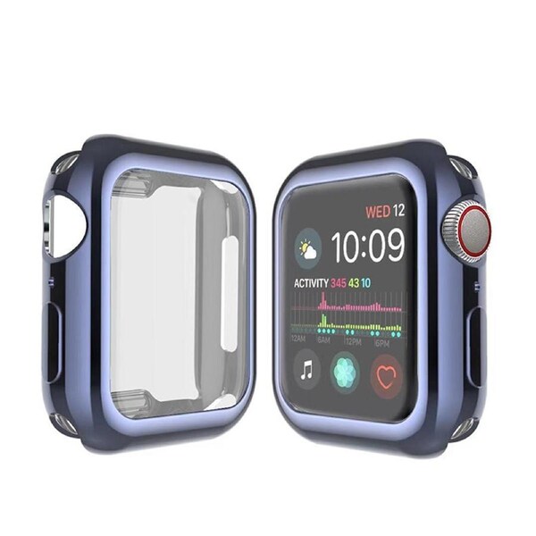ZUSLAB Apple Watch iWatch Series SE 6 5 4 3 2 1 Case Soft Full Cover 44mm Space Gray