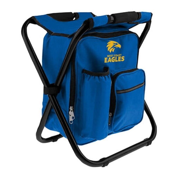 West Coast Eagles AFL Cooler Bag Foldable Camping Stool Seat