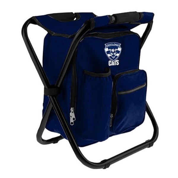 Geelong Cats AFL Cooler Bag Foldable Camping Stool Seat