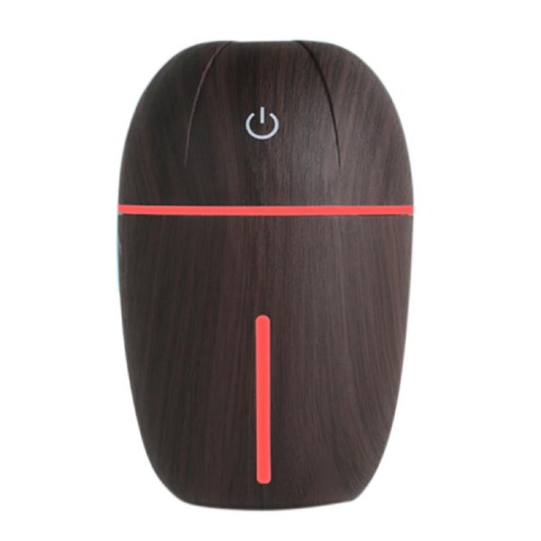 Aromatherapy USB Air Diffusers Auto Off Ultrasonic Essential Oil Diffuser for Room, Aroma Diffuser with Adjustable Mode, Cool Mist Humidifier - Dark Brown