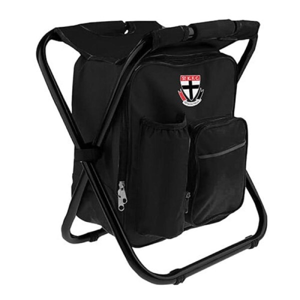 St Kilda Saints AFL Cooler Bag Foldable Camping Stool Seat