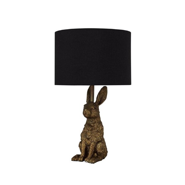 Rabbit Sitting Table Lamp - Gold