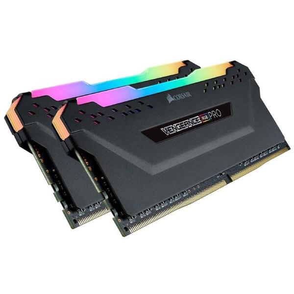 Corsair Vengeance RGB PRO 2x32GB 64GB DDR4 3200MHz C16 Memory for Gaming PC BLK