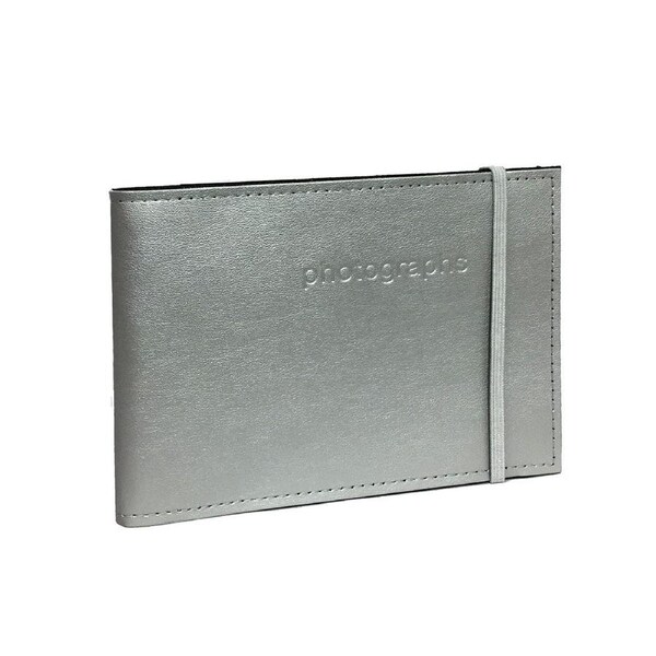 Profile - Citi Leather Album 5x7 - 60Pht - Silver