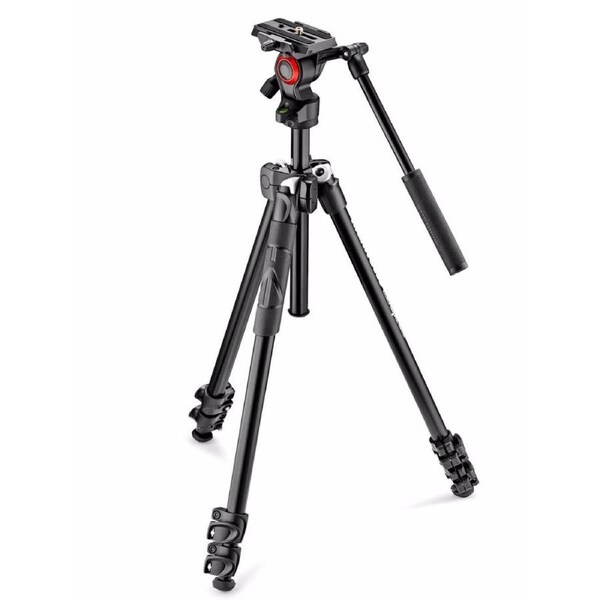 Manfrotto MK290LTA3-V 3 Section - Tripod Kit with Fluid Video Head