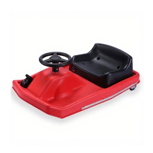 36V Electric Drift Kart for Kids & Teens – Brushless Motor, LED, 3 Speeds, Bluet - Red