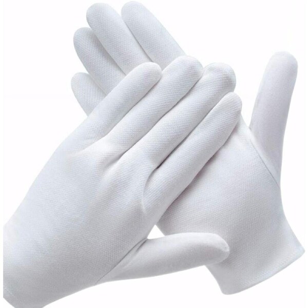 ProMaster Cotton Gloves Small 12 Pk
