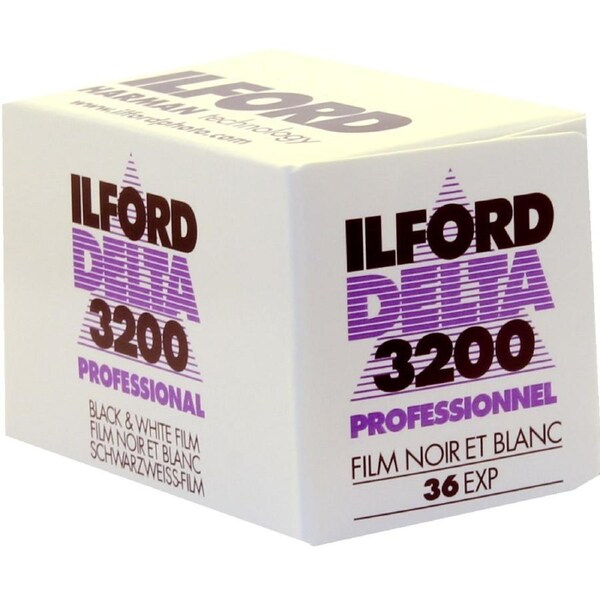 Ilford Delta 3200 ISO Professional 35mm 36 Exposure - Black & White Negative Film