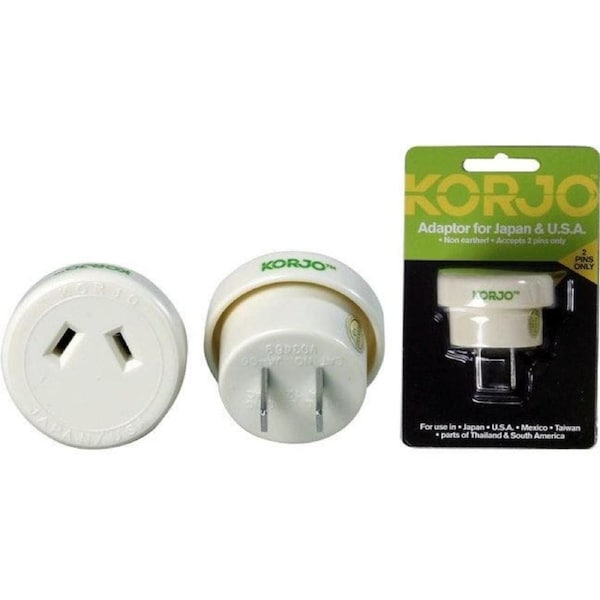 Korjo Japan & USA 2pin Adaptor