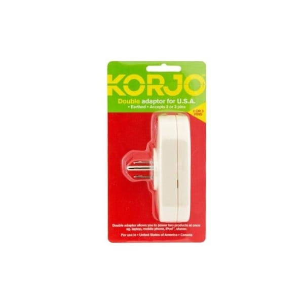 Korjo Double Adapter for USA