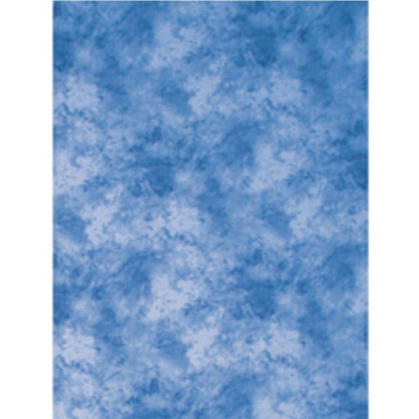 ProMaster Backdrop Cotton 10'x20' Cloud Dyed - Medium Blue